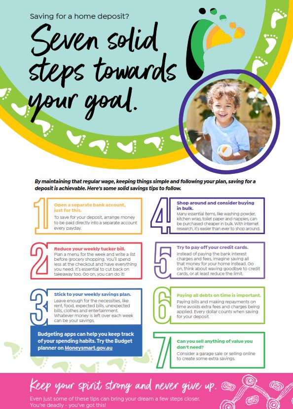 Seven solid steps towards saving a deposit